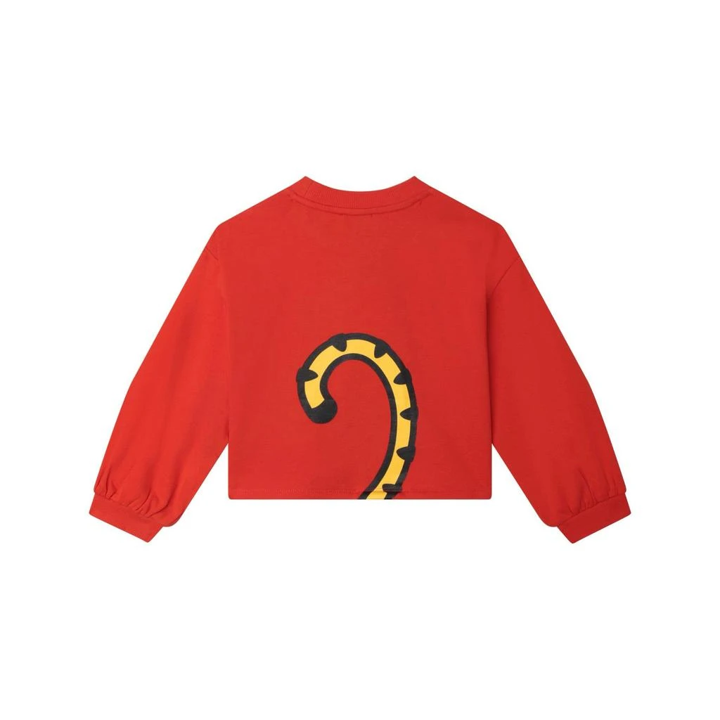 商品预计3周后发货 Kenzo|Sweat-Shirt Poivron - Enfant Fille - Kenzo Kids,价格¥298,第2张图片详细描述