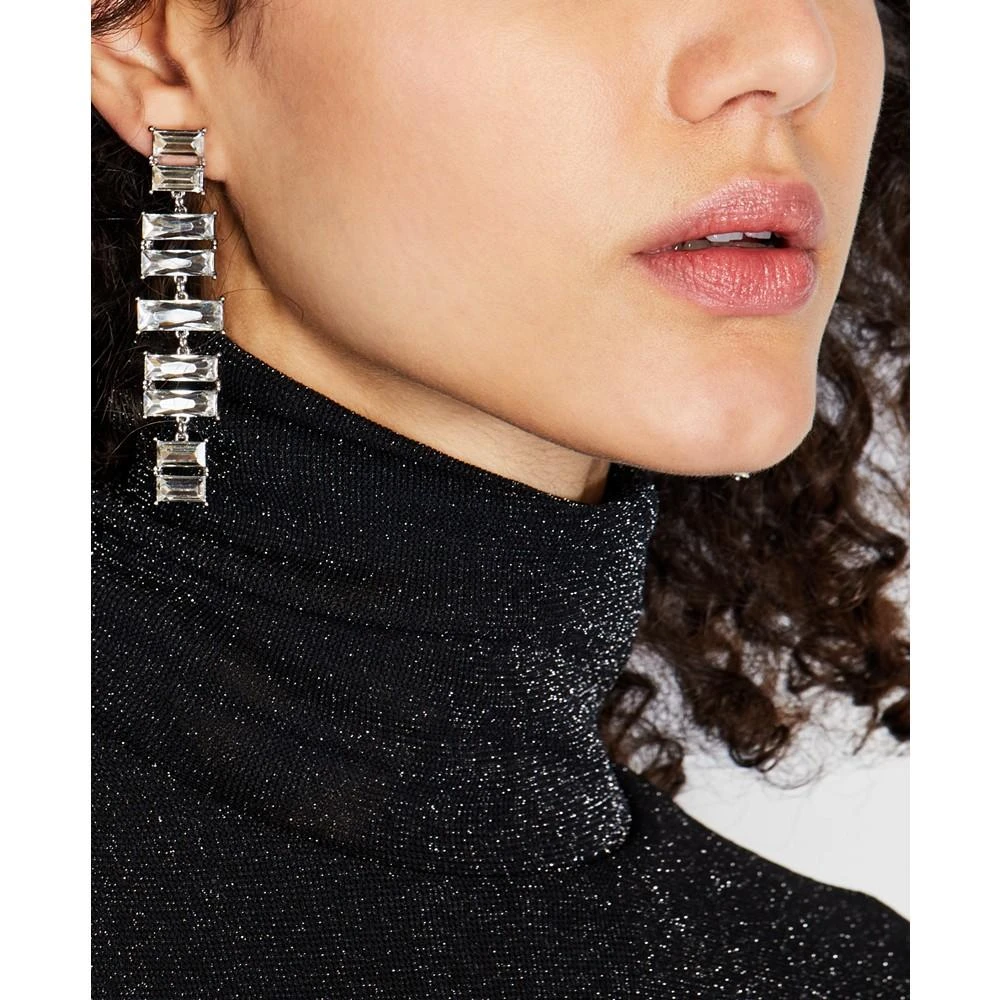 商品INC International|Crystal Linear Earrings, Created for Macy's,价格¥44,第2张图片详细描述