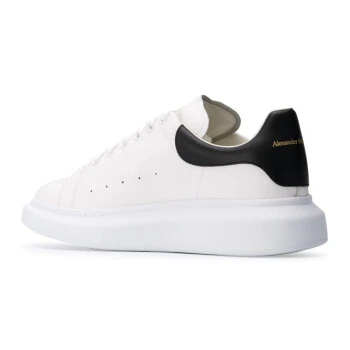 商品[国内直发] Alexander McQueen|ALEXANDER MCQUEEN 亚历山大·麦昆 男士系带小白鞋阔型休闲运动鞋 白色/黑色 553680 WHGP5 9061,价格¥3303,第3张图片详细描述