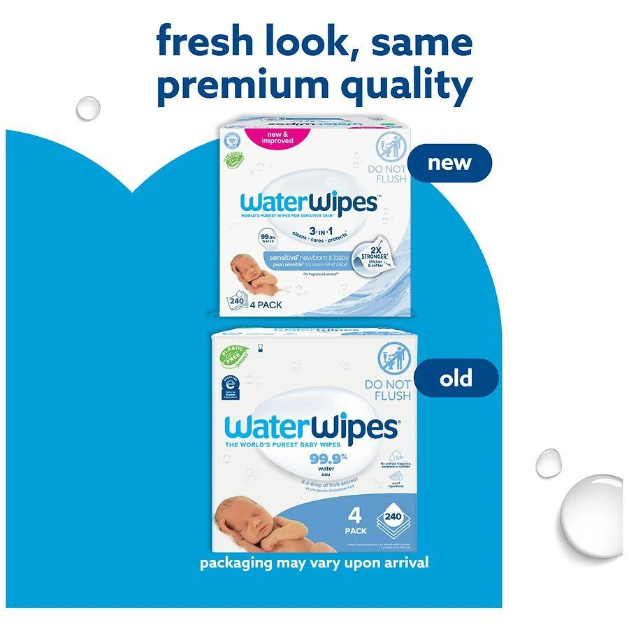 商品WaterWipes|Original 99.9% Water Based Baby Wipes Unscented,价格¥121,第2张图片详细描述