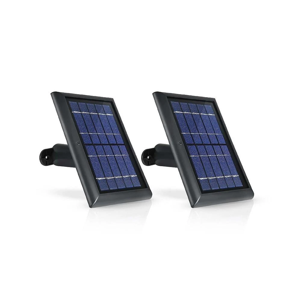 商品Wasserstein|Solar Panel with 13ft Cable for Arlo Essential Spotlight/XL Spotlight Camera Only - Power Your Arlo Camera Continuously (2 Pack, Black),价格¥486,第1张图片