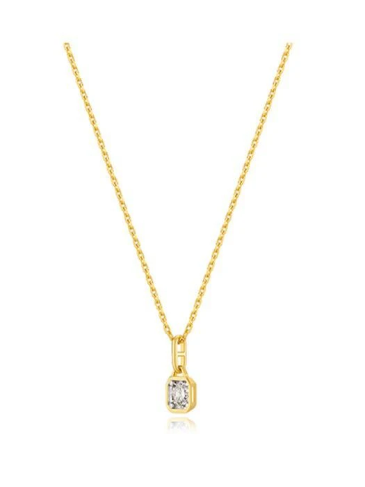 商品hyeres-lor|Errite 0.1ct Diamond Necklace - Gold,价格¥2522,第2张图片详细描述