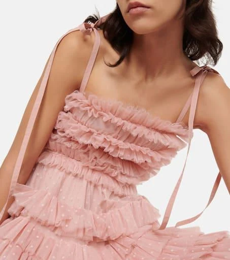 商品RED Valentino|圆点薄纱迷你连衣裙,价格¥4030,第4张图片详细描述