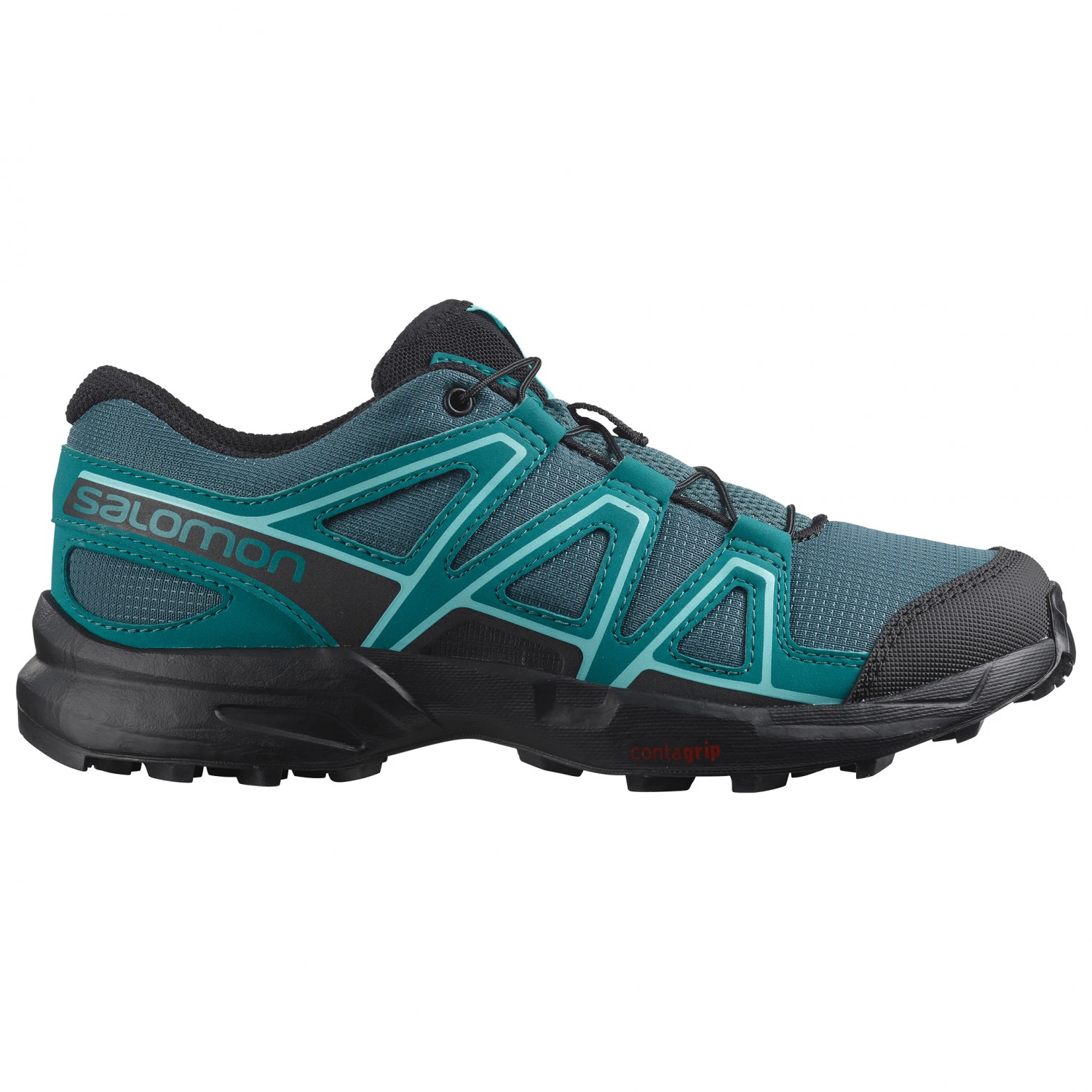 商品Salomon|Salomon 男童运动鞋 7020642STARGAZERBLACKHARBORBLUE 花色,价格¥964,第1张图片