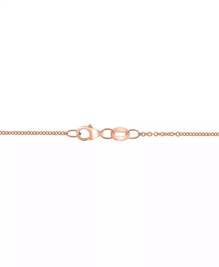 商品Effy|EFFY® Multi-Gemstone (3/4 ct. t.w.) & Diamond (1/10 ct. t.w.) Starfish 18" Pendant Necklace in 14k Rose Gold,价格¥5742,第3张图片详细描述