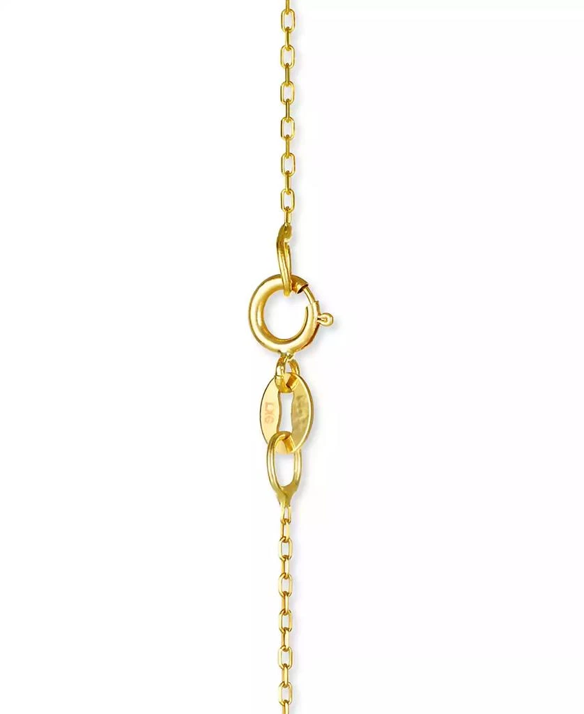 商品Italian Gold|Love Knot 18" Pendant Necklace in 14k Gold,价格¥4628,第2张图片详细描述