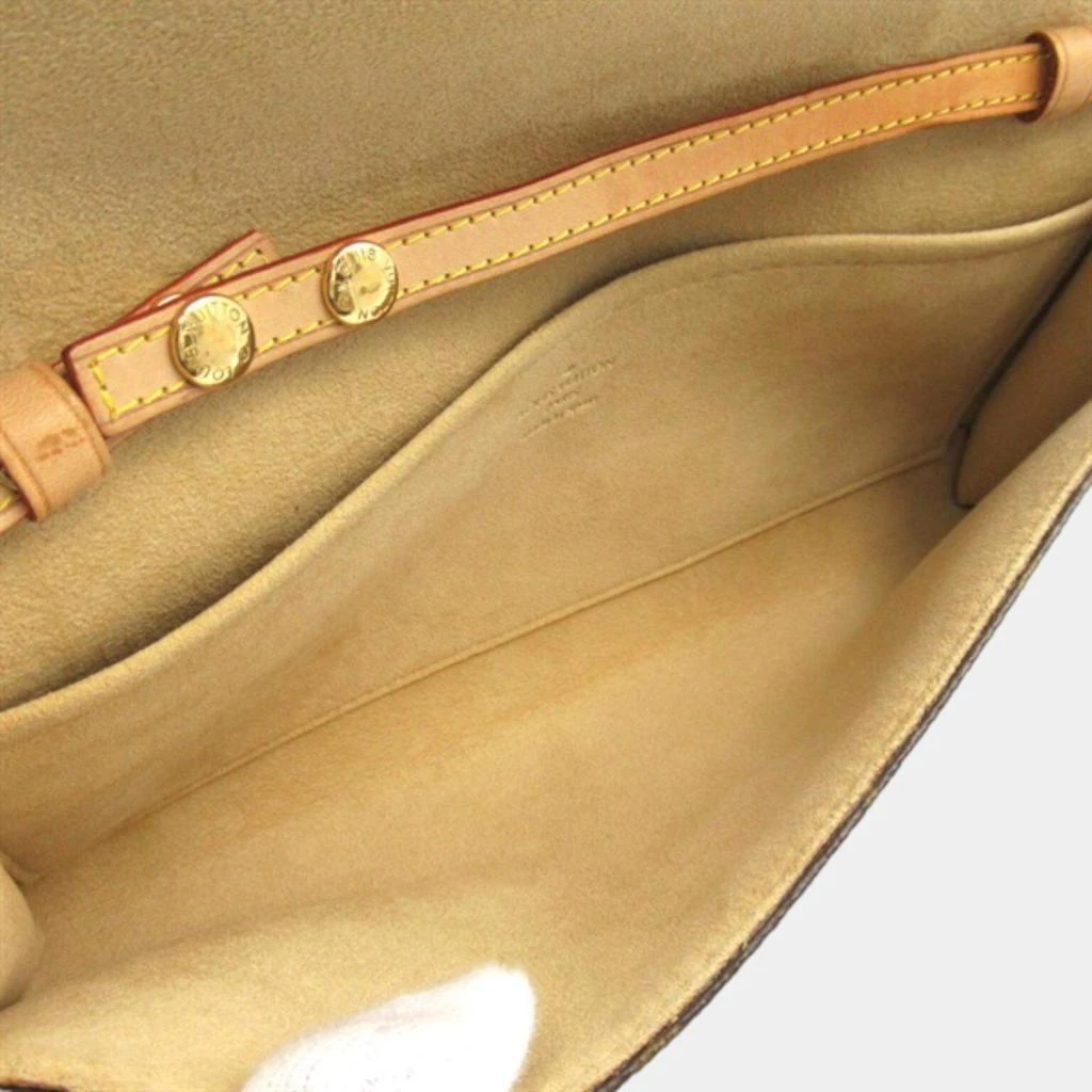 商品[二手商品] Louis Vuitton|Louis Vuitton Brown Canvas Monogram Pochette Twin GM Crossbody Bag,价格¥7244,第5张图片详细描述