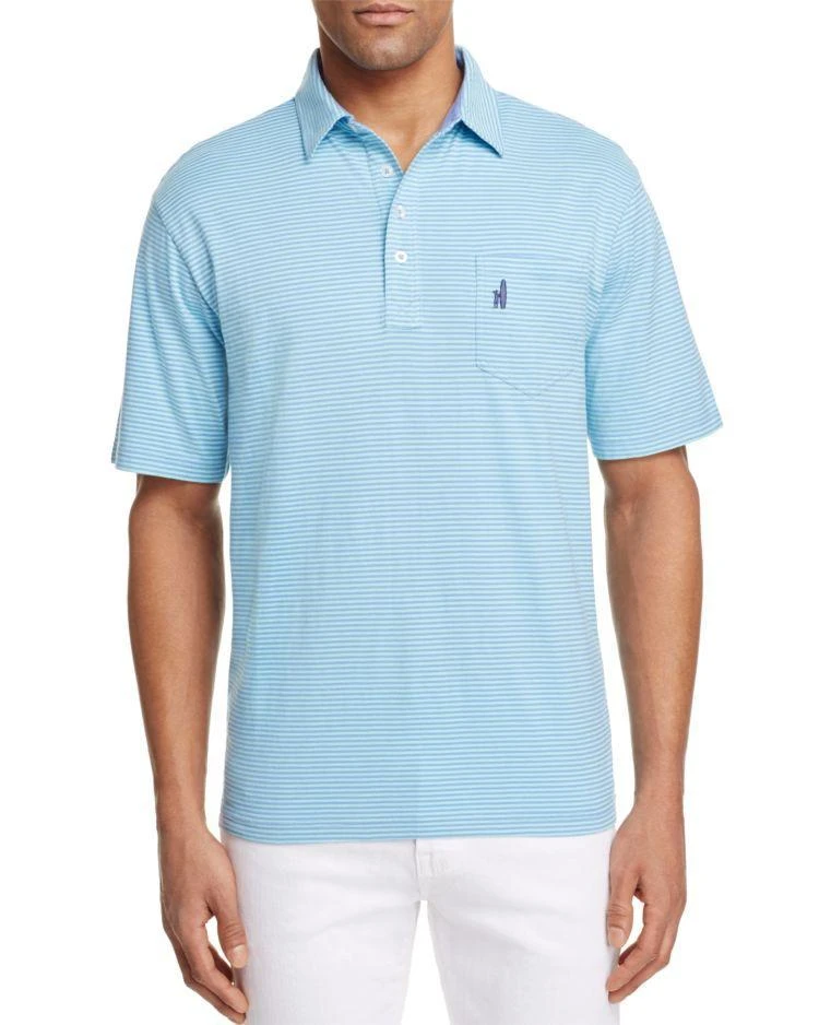 商品Johnnie-O|Wilshire Stripe Regular Fit Polo Shirt,价格¥270,第1张图片