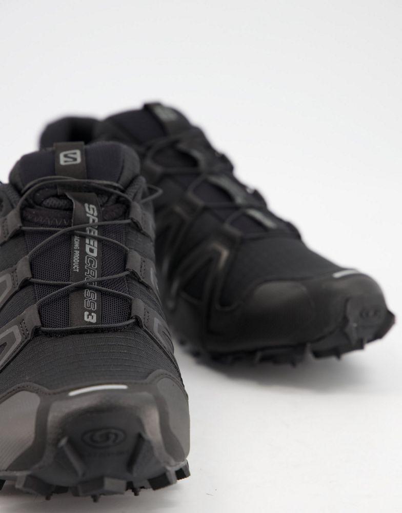 Salomon Speedcross 3 trainers in black商品第4张图片规格展示