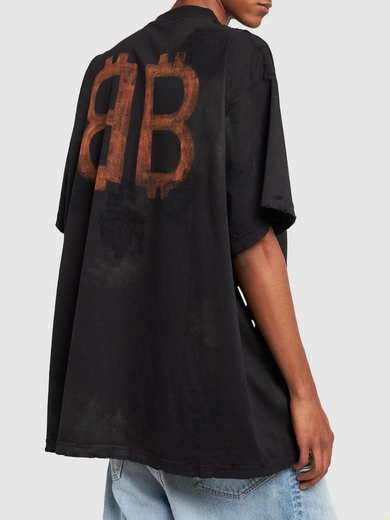 商品Balenciaga|Cotton Jersey T-shirt,价格¥6875,第2张图片详细描述