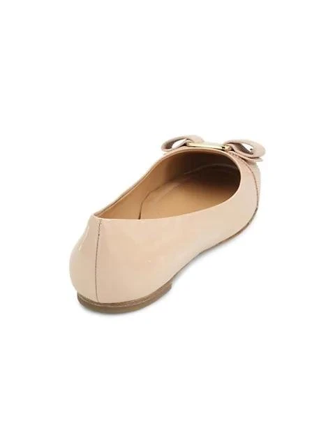 商品Salvatore Ferragamo|Varina 真皮经典蝴蝶结平底鞋,价格¥4281,第2张图片详细描述