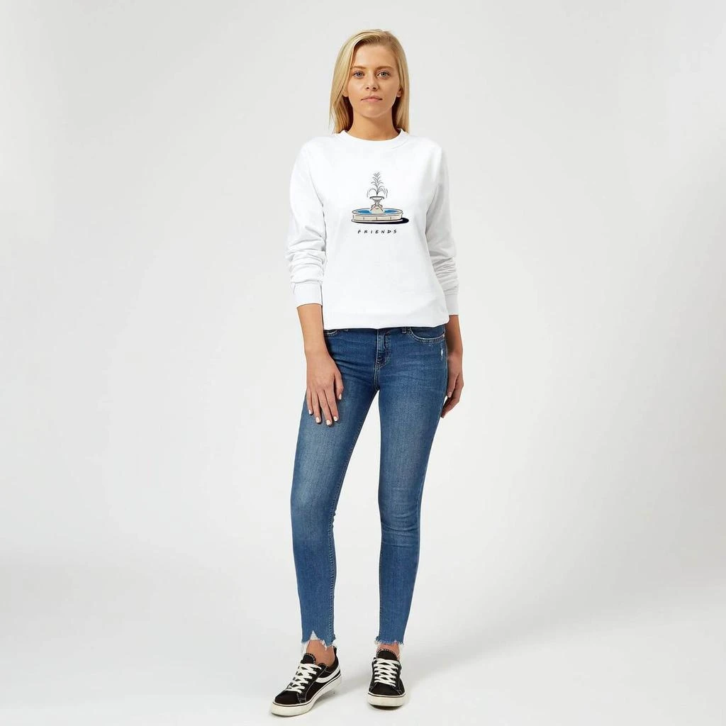 商品Original Hero|Friends Fountain Women's Sweatshirt - White,价格¥251,第3张图片详细描述