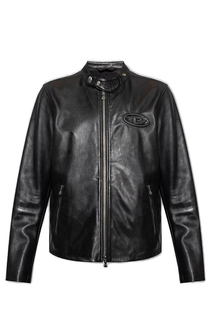 商品Diesel|Diesel Zip-Up Leather Jacket,价格¥3010,第1张图片详细描述