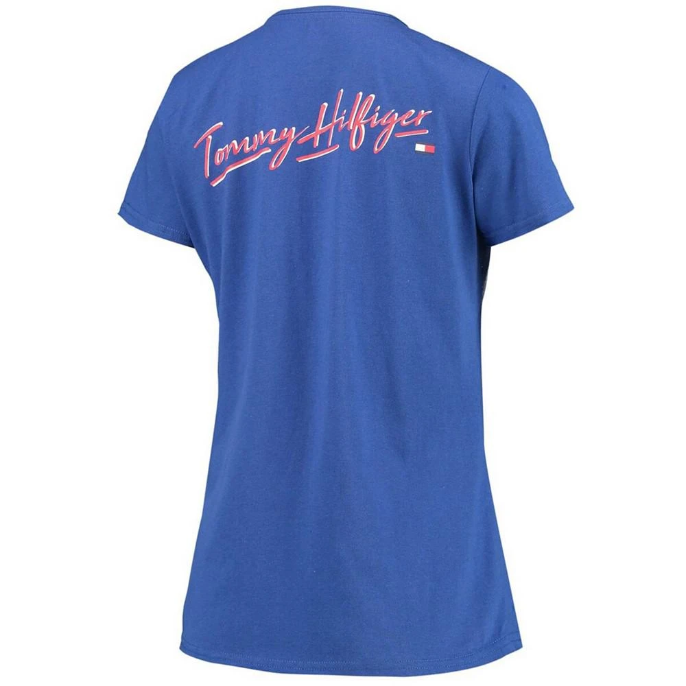 商品Tommy Hilfiger|Women's Royal Buffalo Bills Riley V-Neck T-shirt,价格¥192,第3张图片详细描述