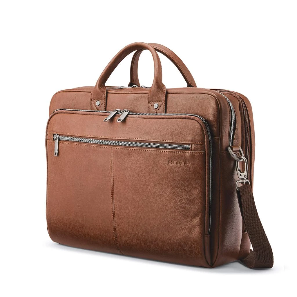 商品Samsonite|Samsonite Classic Leather Toploader Briefcase,价格¥1358,第1张图片
