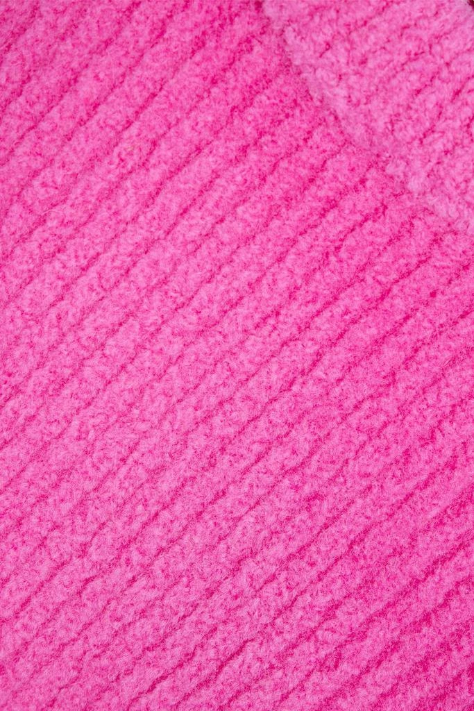 商品Alexander Wang|Ribbed bouclé-knit wool-blend sweater,价格¥1861,第4张图片详细描述