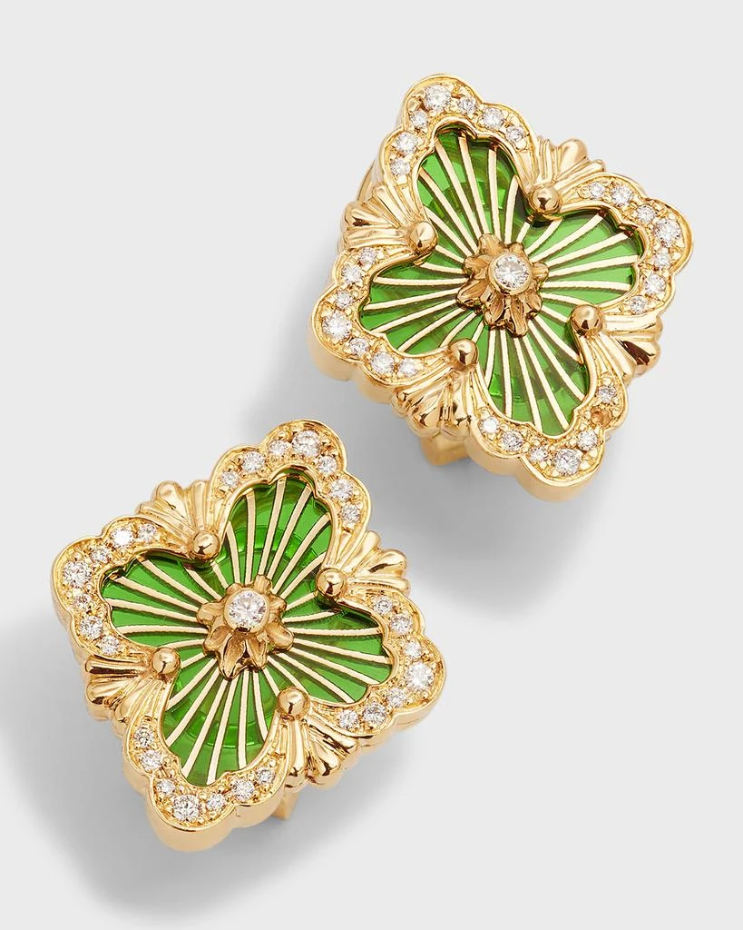 商品Buccellati|Opera Tulle 18K Enamel Diamond Earrings,价格¥63409,第4张图片详细描述