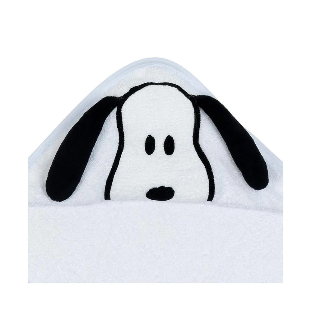 商品Lambs & Ivy|Snoopy Baby/Infant Cotton Hooded Bath Towel - White,价格¥209,第2张图片详细描述