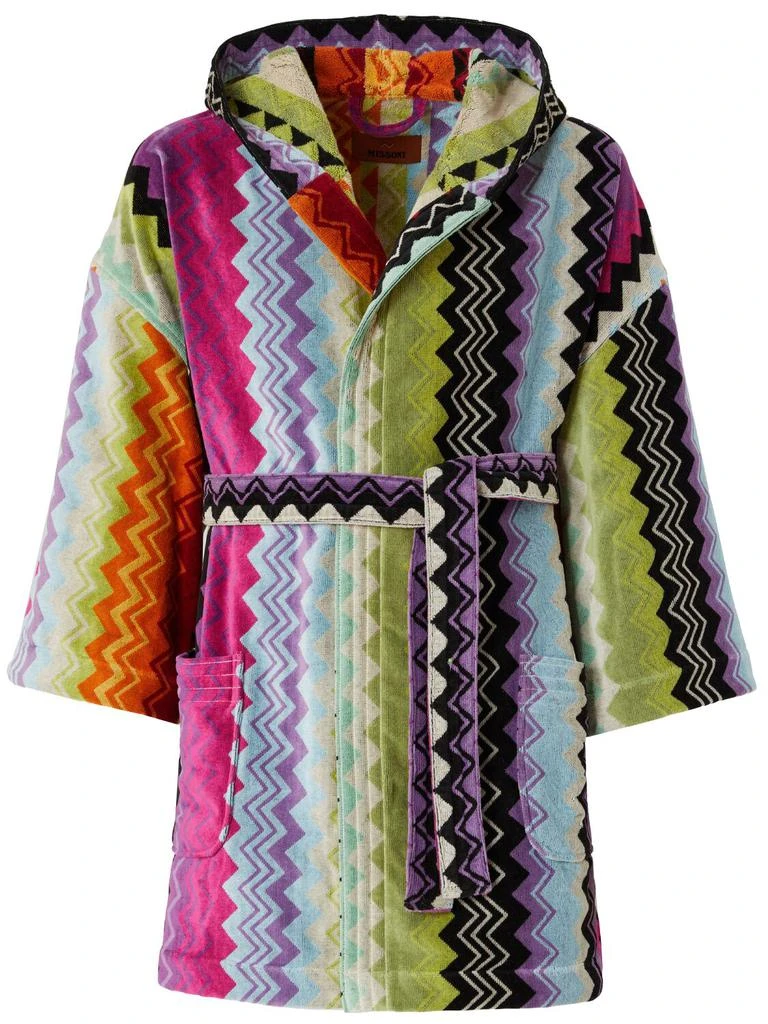 商品Missoni|Giacomo Hooded Short Bathrobe,价格¥3379,第1张图片