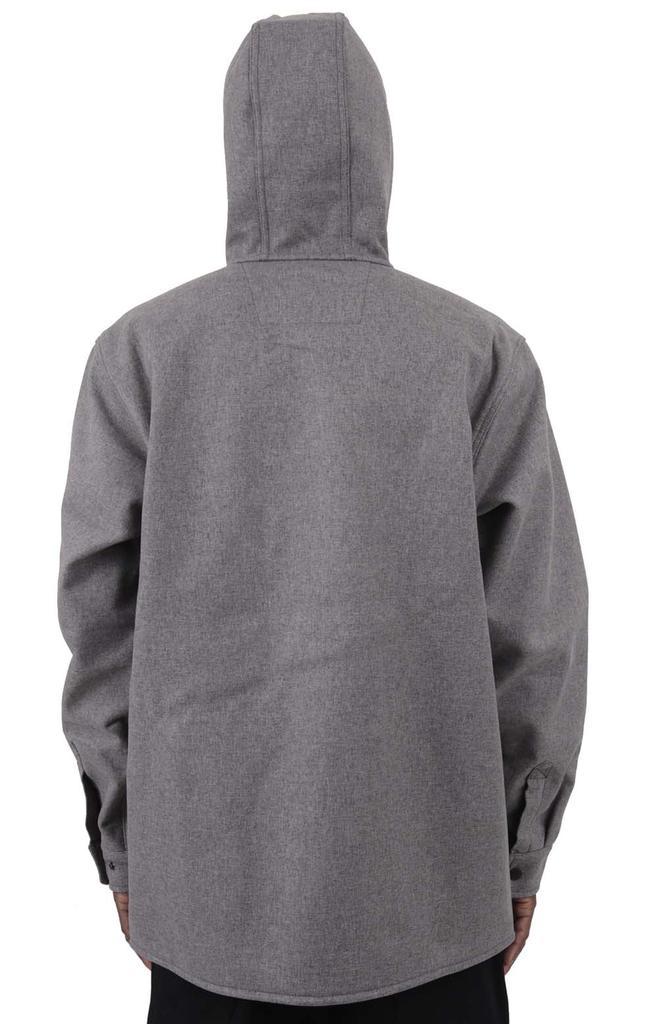 Carhartt](105022) Rain Defender Relaxed Fit HW Hooded Shirt Jacket - Black  Heather 100% 涤纶价格¥773-¥863