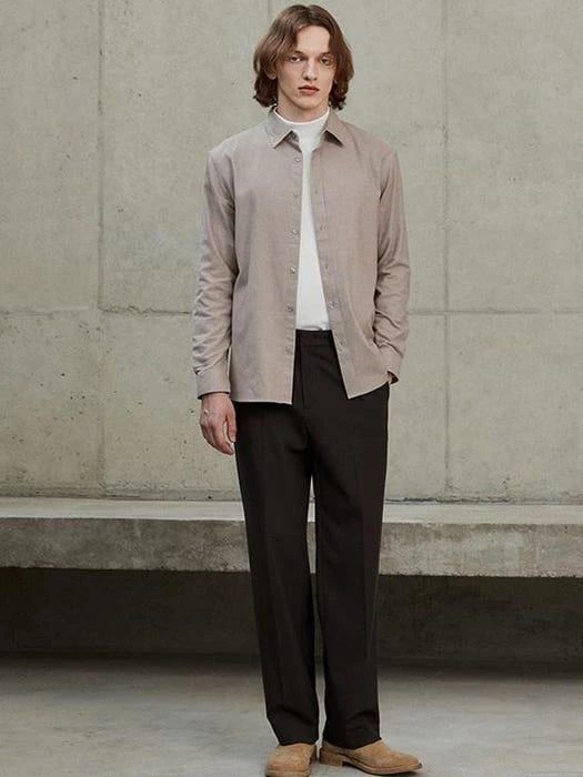 商品MIND BRIDGE|Semi-Wide Pintuck Elastic Band Pant,价格¥669,第4张图片详细描述