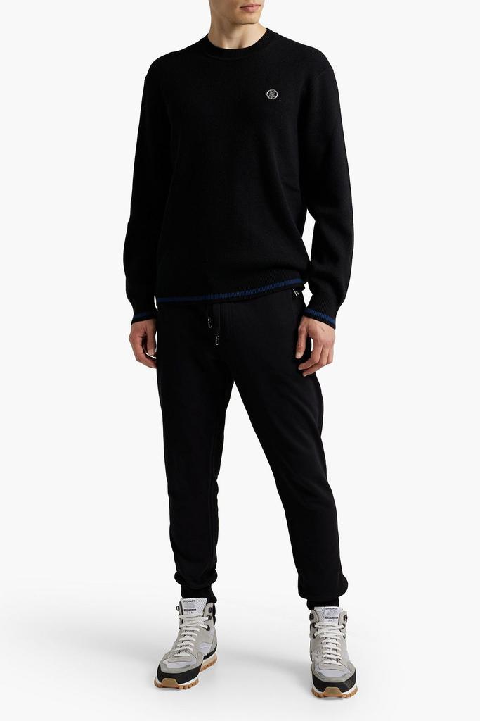 商品Burberry|Logo-appliquéd cashmere and cotton-blend sweater,价格¥4183,第4张图片详细描述