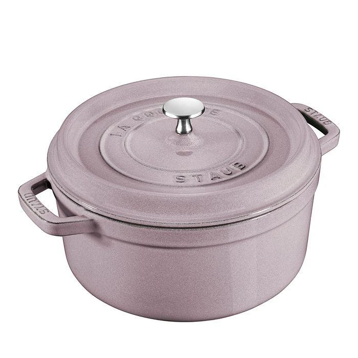 商品Staub|Lilac Enameled Cast Iron Round Cocotte,价格¥3257,第1张图片