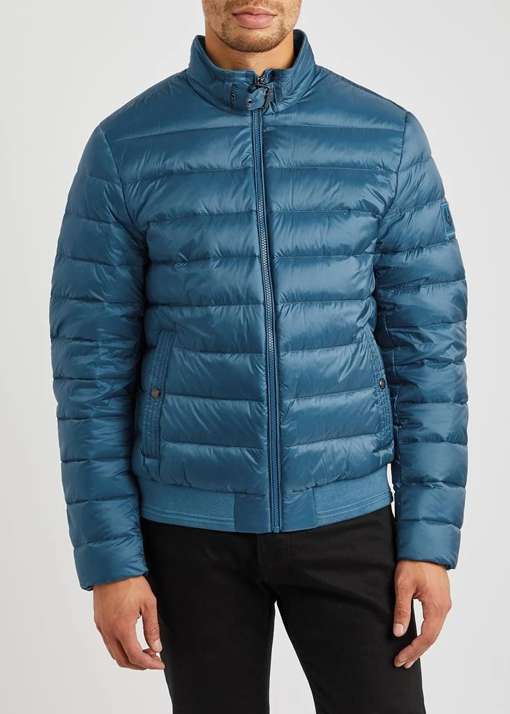 商品BELSTAFF|Circuit blue quilted shell jacket,价格¥1675,第2张图片详细描述