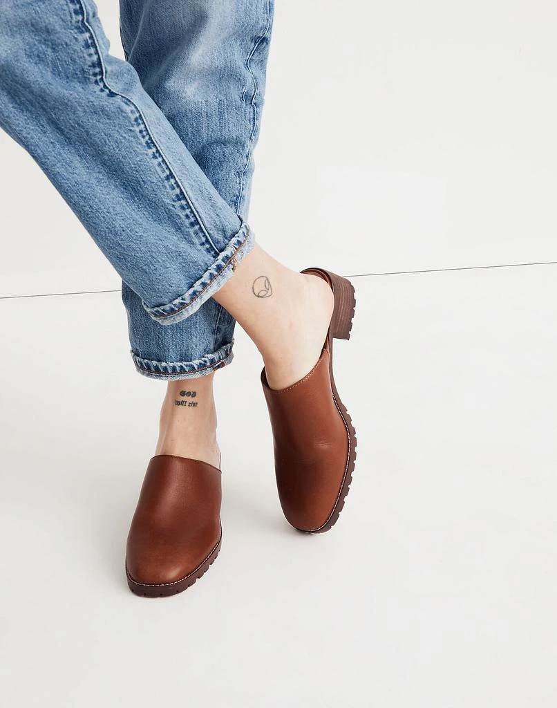 商品Madewell|The Mindy Lugsole Mule in Leather,价格¥705,第4张图片详细描述