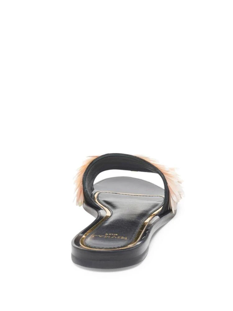 商品Lanvin|Pailette Leather Slide Sandals,价格¥2984,第2张图片详细描述