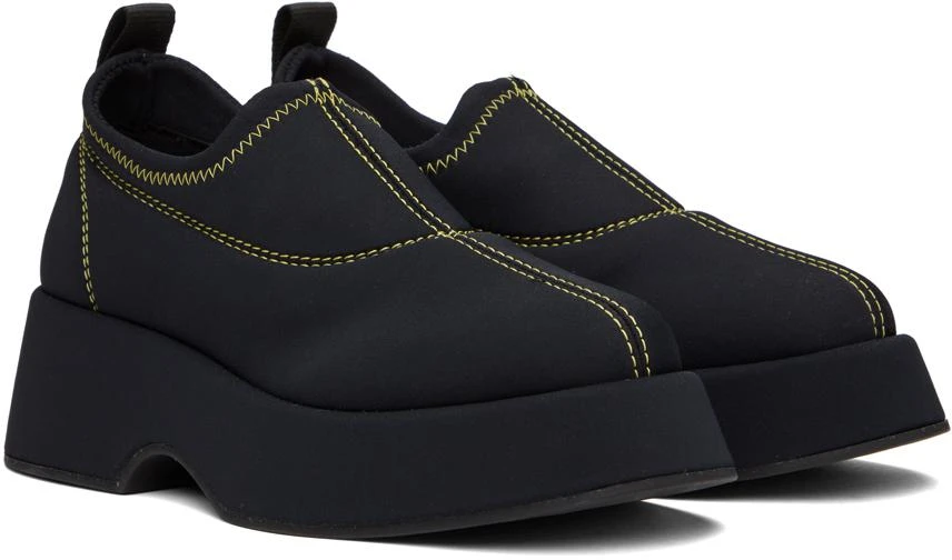 商品Ganni|Black Retro Flatform Loafers,价格¥1477,第4张图片详细描述