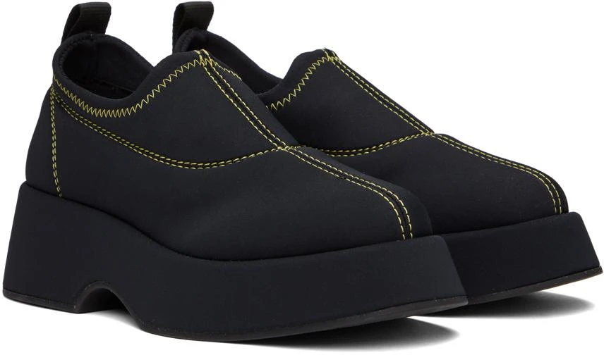 商品Ganni|Black Retro Flatform Loafers,价格¥1497,第4张图片详细描述