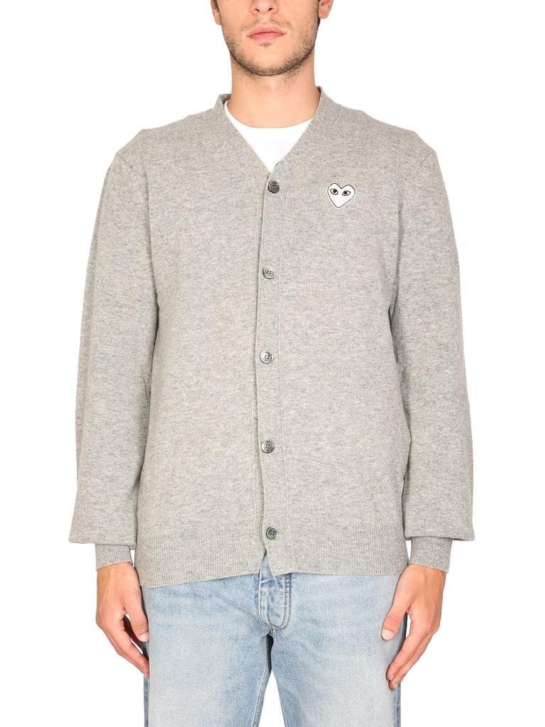 Comme des Garçons Play Cardigan With Logo Patch商品第1张图片规格展示