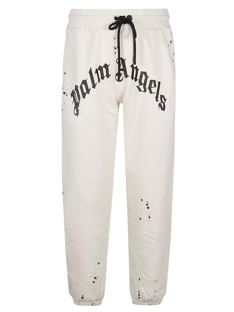 Palm Angels Mens White Joggers商品第1张图片规格展示