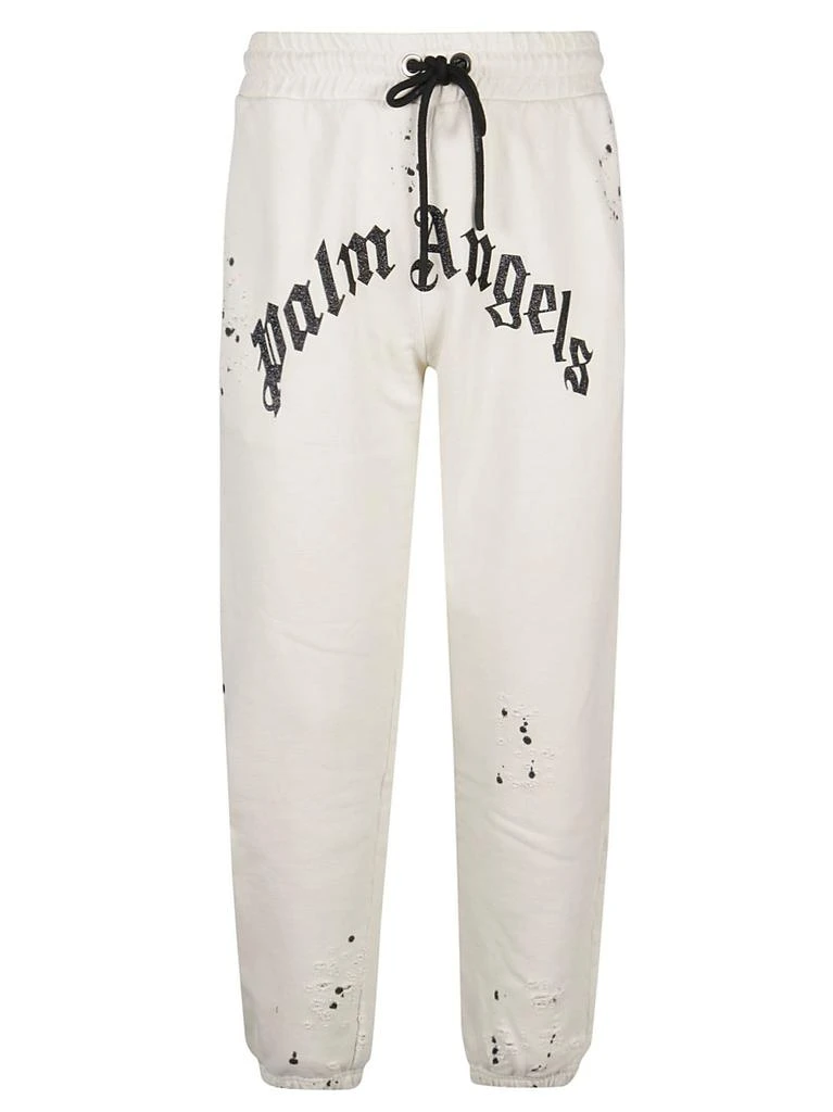 商品Palm Angels|Palm Angels Mens White Joggers,价格¥6657,第1张图片