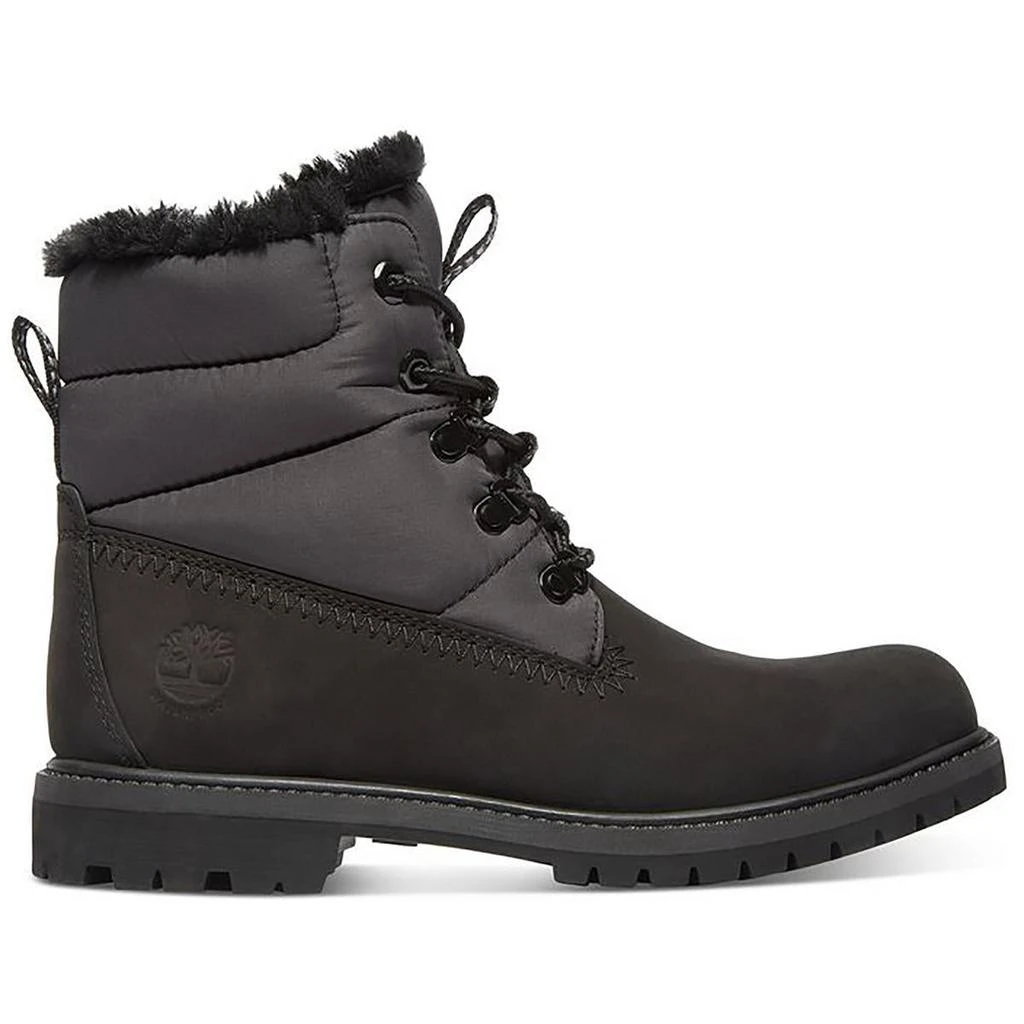 商品Timberland|Teddy Womens Leather Ankle Combat & Lace-up Boots,价格¥580,第2张图片详细描述