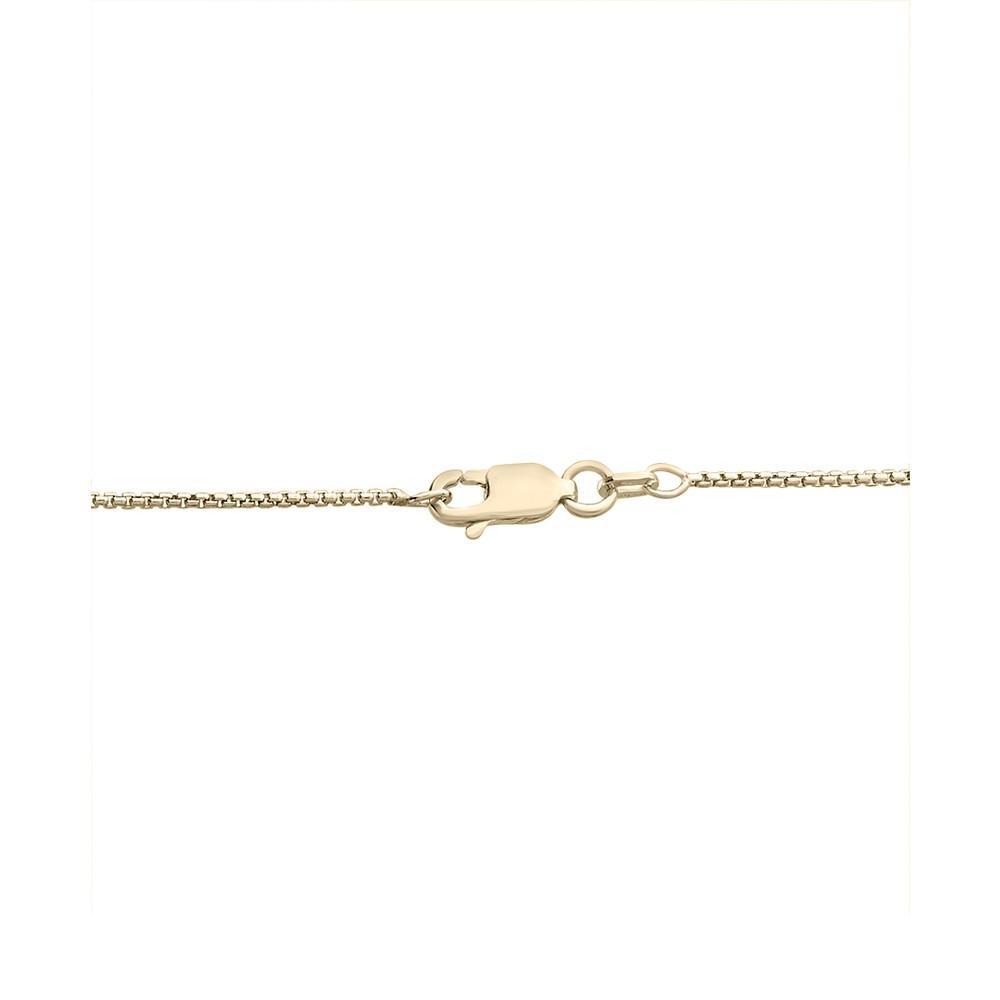 商品Macy's|Men's Diamond Dog Tag 22" Pendant Necklace (1/2 ct. t.w.) in 14K Gold-Plated Sterling Silver,价格¥1374,第6张图片详细描述