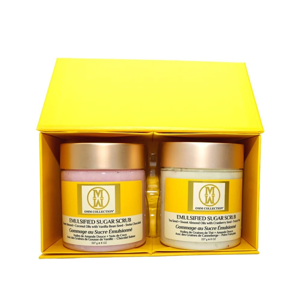 商品OMM Collection|2 Piece Exfoliating, Smoothing and Rejuvenating All Natural Sugar Scrub Set, 16 oz,价格¥434,第2张图片详细描述