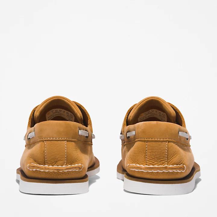 Timberland® 2-Eye Classic Boat Shoe for Men in Light Brown商品第5张图片规格展示