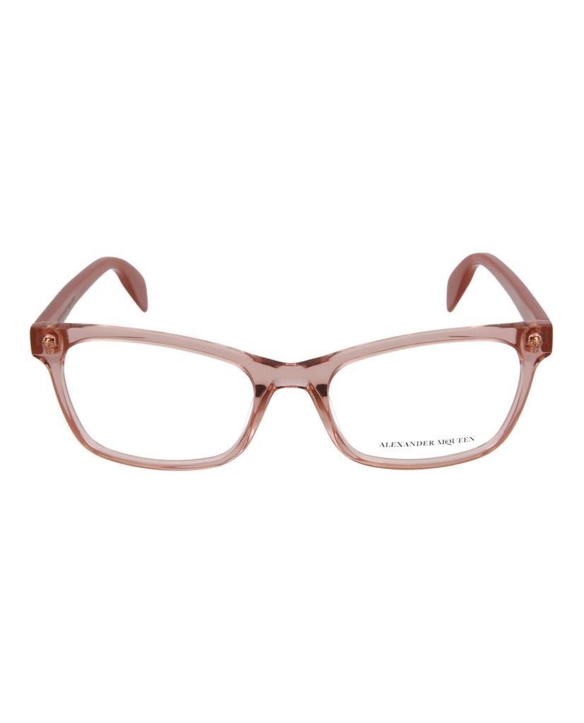 商品Alexander McQueen|Square-Frame Acetate Optical Glasses,价格¥718,第1张图片