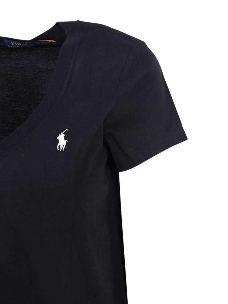 商品Ralph Lauren|Ralph Lauren Pony Embroidered V-Neck T-Shirt,价格¥344,第4张图片详细描述