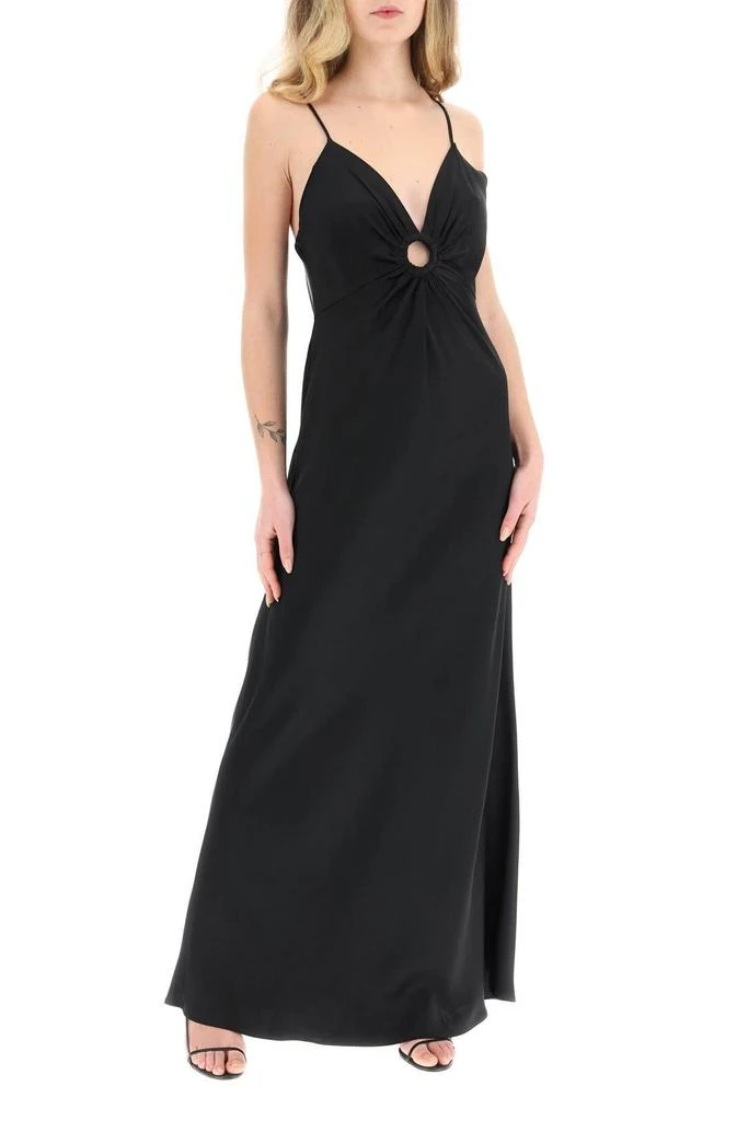 商品Stella McCartney|SATIN SLIP DRESS WITH CUT OUT RING DETAIL,价格¥3764,第2张图片详细描述