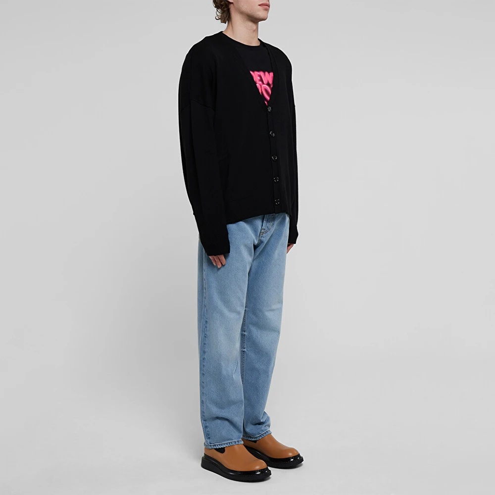 LOEWE 男士黑色羊毛开衫 H526Y16K22-8930 商品