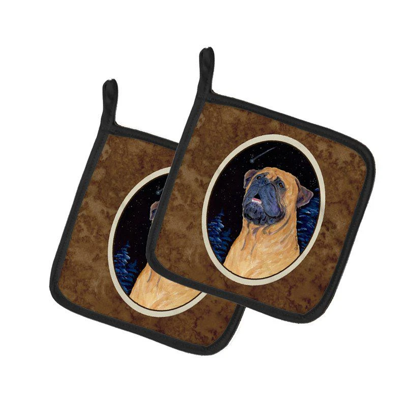 商品Caroline's Treasures|Bullmastiff Pair of Pot Holders,价格¥170,第1张图片