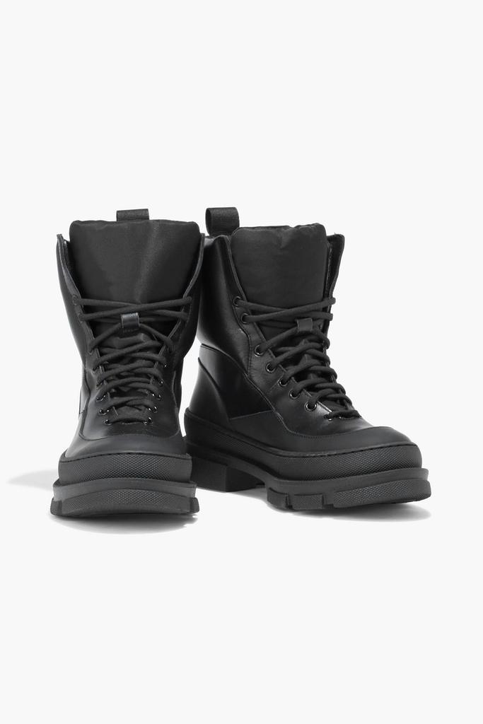 Leather combat boots商品第2张图片规格展示
