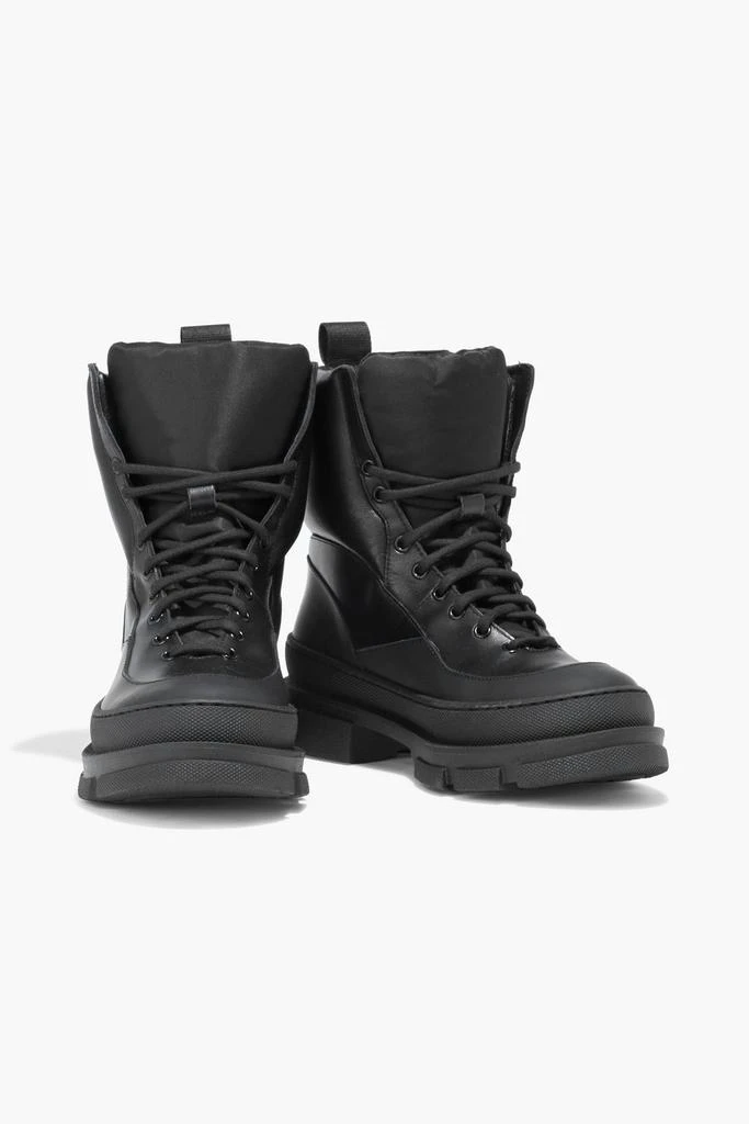 商品Ganni|Leather combat boots,价格¥1083,第2张图片详细描述