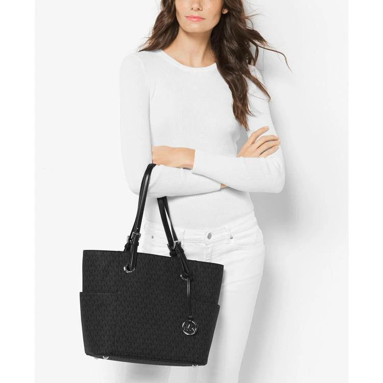 商品Michael Kors|Signature Jet Set East West Large Tote,价格¥880,第2张图片详细描述