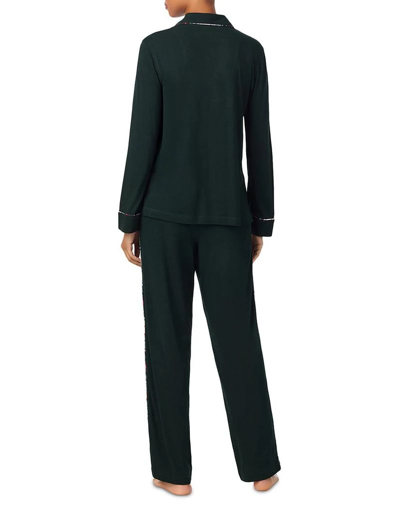 Long Sleeve Notch Collar Long Pants Pajama Set 商品