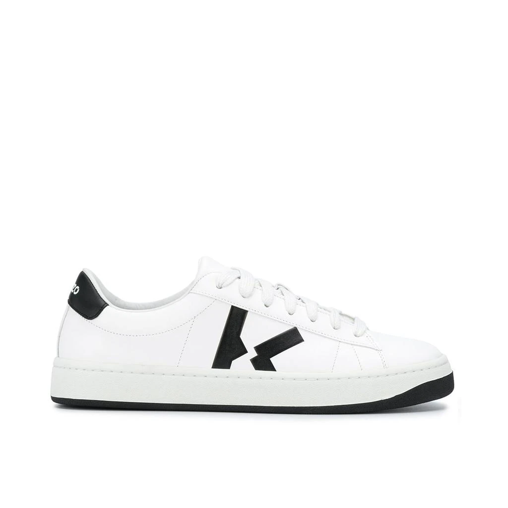 商品Kenzo|Kenzo Logo Leather Sneakers,价格¥1910,第1张图片