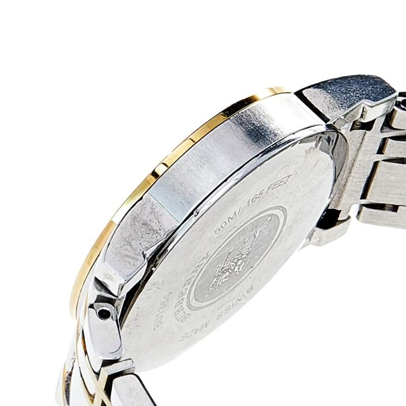 Burberry Silver Two Tone Stainless Steel Heritage BU1359 Women's Wristwatch 28 mm商品第7张图片规格展示